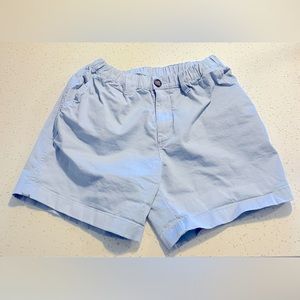 Light Blue Chubbies Shorts Size Small Elastic 5.5 Inch Inseam